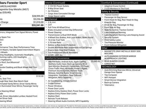 Used 2020 Subaru Forester Sport image 26