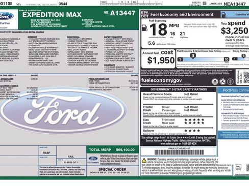 Certified 2022 Ford Expedition Max XLT AWD/4WD image 2