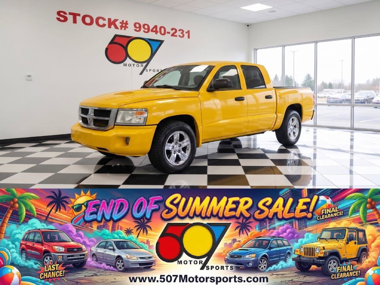 Used 2008 Dodge Dakota SLT w/ Premium Sound Group AWD/4WD image 1