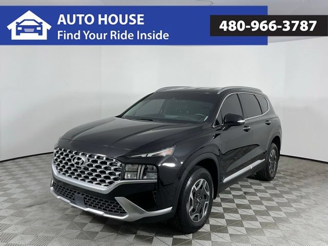 Used 2022 Hyundai Santa Fe Blue AWD/4WD image 1