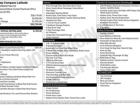 Used 2025 Jeep Compass Latitude w/ Altitude Special Edition AWD/4WD image 31