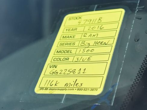 Used 2016 RAM 1500 Big Horn AWD/4WD image 14