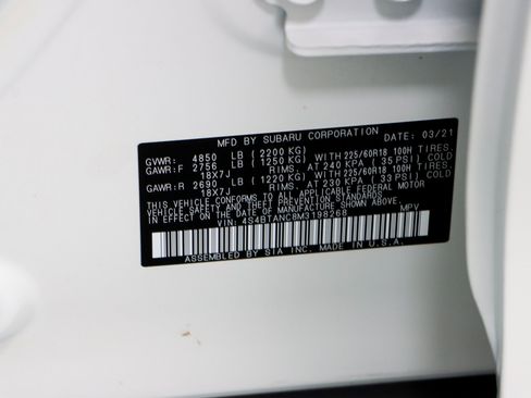 Used 2021 Subaru Outback Limited image 33