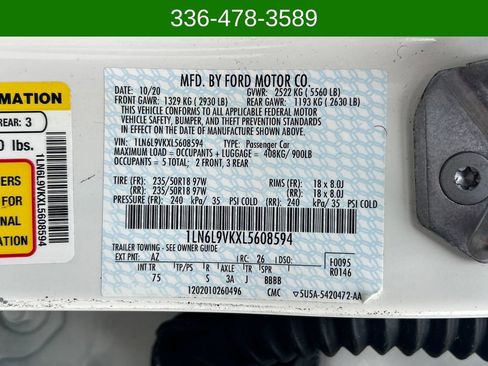 Used 2020 Lincoln Continental AWD w/ Convenience Package image 28