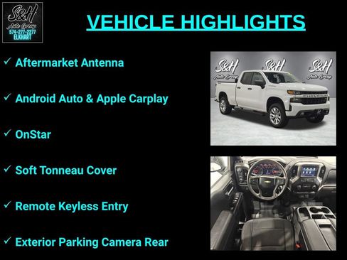 Used 2019 Chevrolet Silverado 1500 Custom w/ Trailering Package AWD/4WD image 3