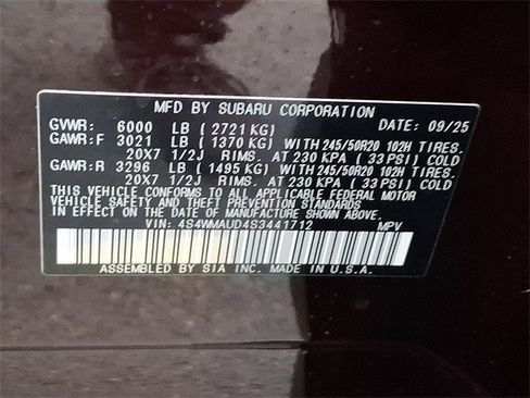 New 2025 Subaru Ascent Touring image 21