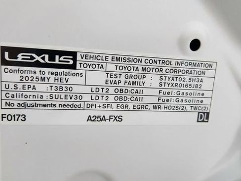 Used 2025 Lexus NX 350h AWD w/ Accessory Package (2T) image 62