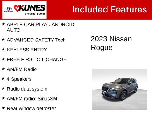 Used 2023 Nissan Rogue S AWD/4WD image 2
