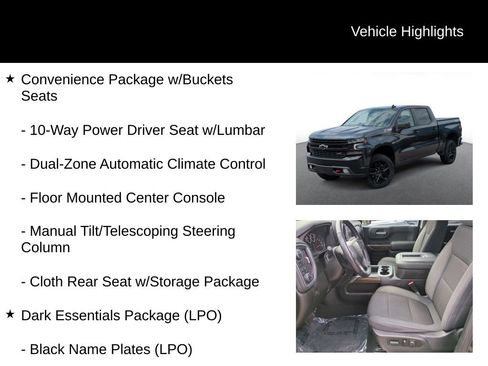 Used 2022 Chevrolet Silverado 1500 LT Trail Boss w/ Bed Protection Package image 36