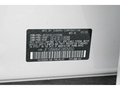 New 2025 Subaru WRX Premium w/ Accessory Package #2 image 33