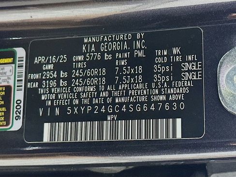 Used 2025 Kia Telluride LX FWD image 27