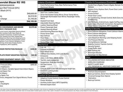 Used 2019 Chevrolet Blazer RS image 35