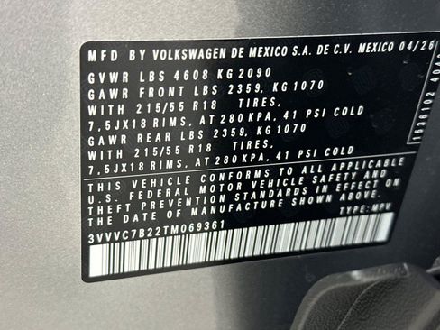 New 2026 Volkswagen Taos SE AWD/4WD image 26