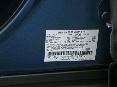 Used 2020 Ford Explorer XLT w/ Equipment Group 202A RWD image 34