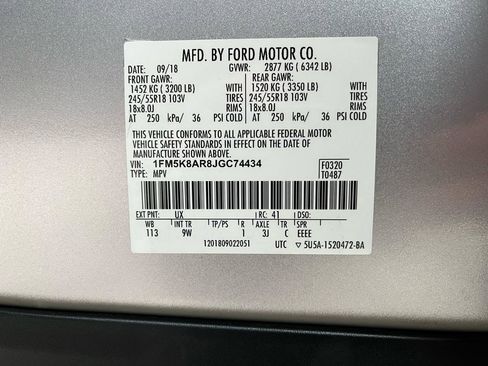 Used 2018 Ford Explorer 4WD Police Interceptor image 38