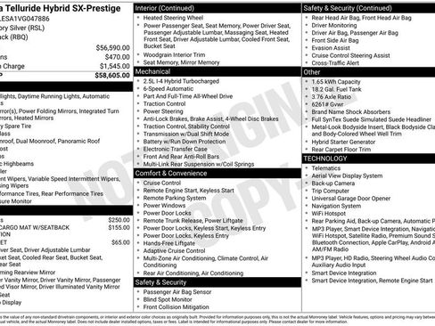New 2027 Kia Telluride SX Prestige AWD/4WD image 4