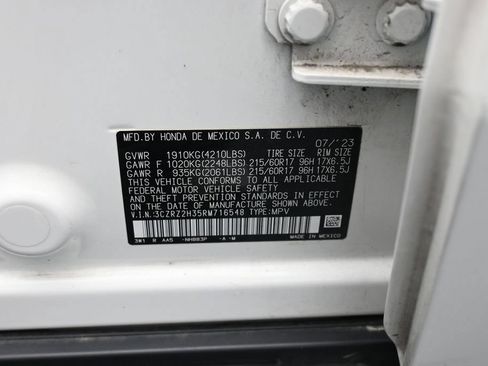 Certified 2024 Honda HR-V LX image 22