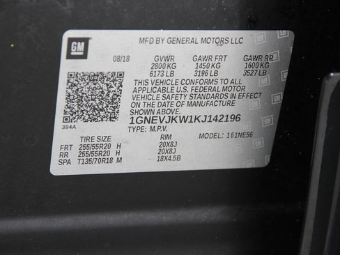 Used 2019 Chevrolet Traverse High Country w/ LPO, Floor Liner Package image 23