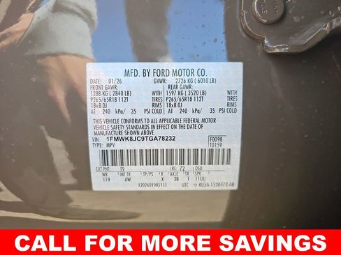 New 2026 Ford Explorer Tremor w/ Tremor Ultimate Package AWD/4WD image 44