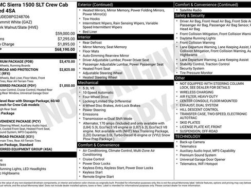 Used 2023 GMC Sierra 1500 SLT w/ SLT Premium Package AWD/4WD image 41