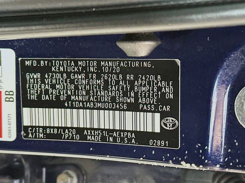 Used 2021 Toyota Avalon Limited w/ Advanced Safety Package image 32