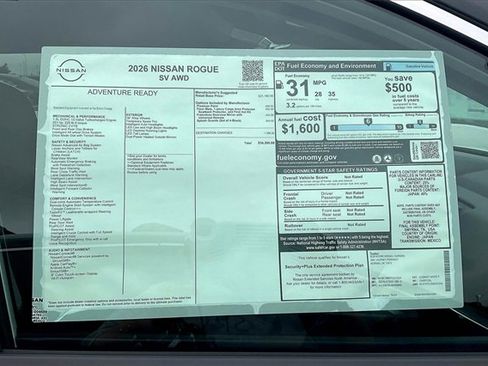 New 2026 Nissan Rogue SV image 12