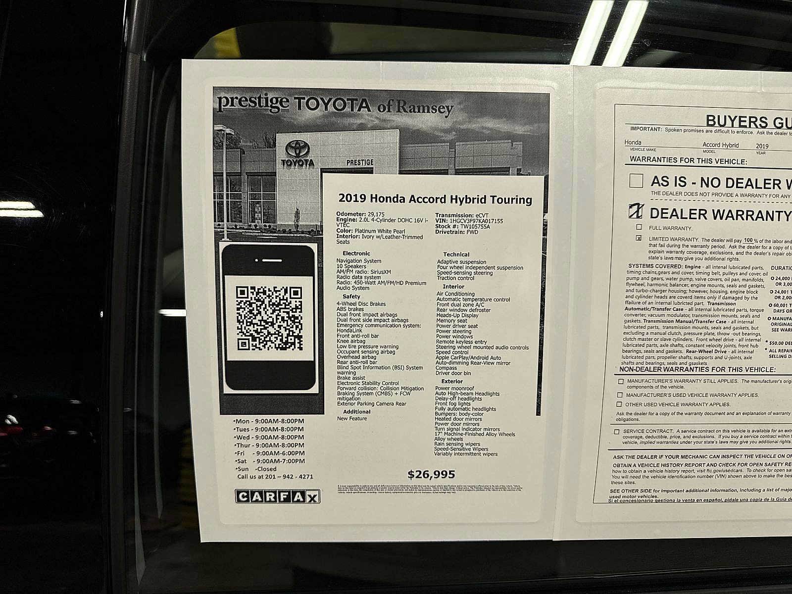 Used 2019 Honda Accord Touring image 13