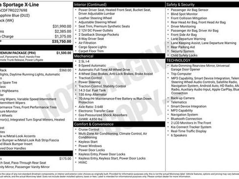 Used 2024 Kia Sportage X-Line w/ X-Line Premium Package AWD/4WD image 16