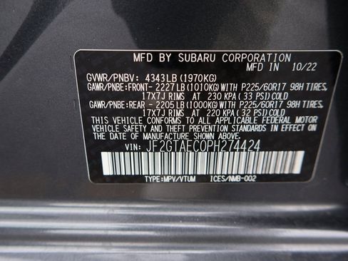 Used 2023 Subaru Crosstrek 2.0i Premium image 20