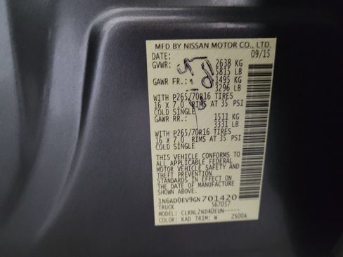 Used 2016 Nissan Frontier SV AWD/4WD image 33