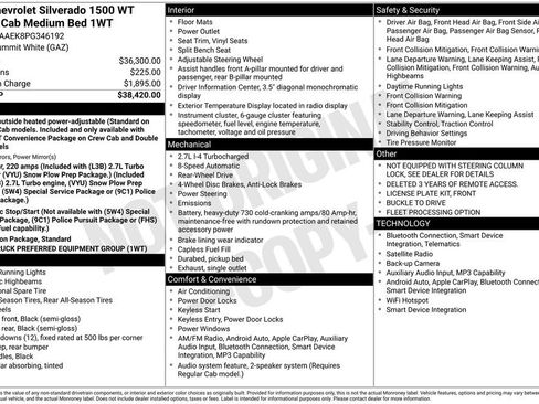 Used 2023 Chevrolet Silverado 1500 W/T image 3