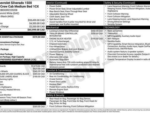 Used 2024 Chevrolet Silverado 1500 Custom w/ LPO, Dark Essentials Package AWD/4WD image 16