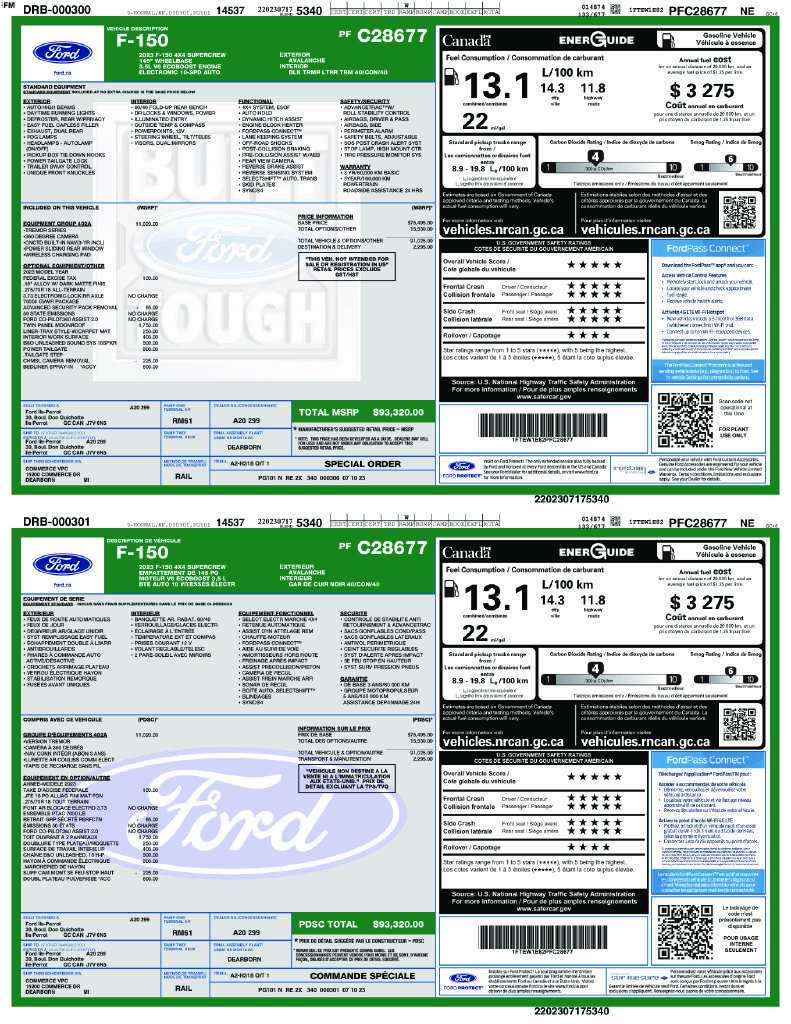 Used 2023 Ford F150 Tremor w/ Equipment Group 402A High AWD/4WD image 37