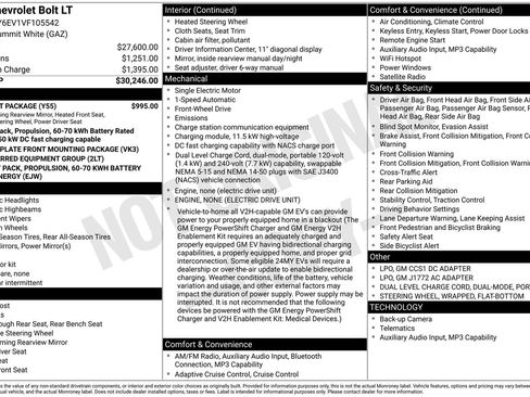 New 2027 Chevrolet Bolt LT w/ Comfort Package FWD image 4