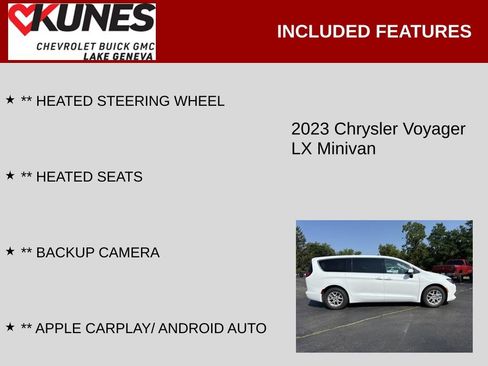 Used 2023 Chrysler Voyager LX FWD image 2
