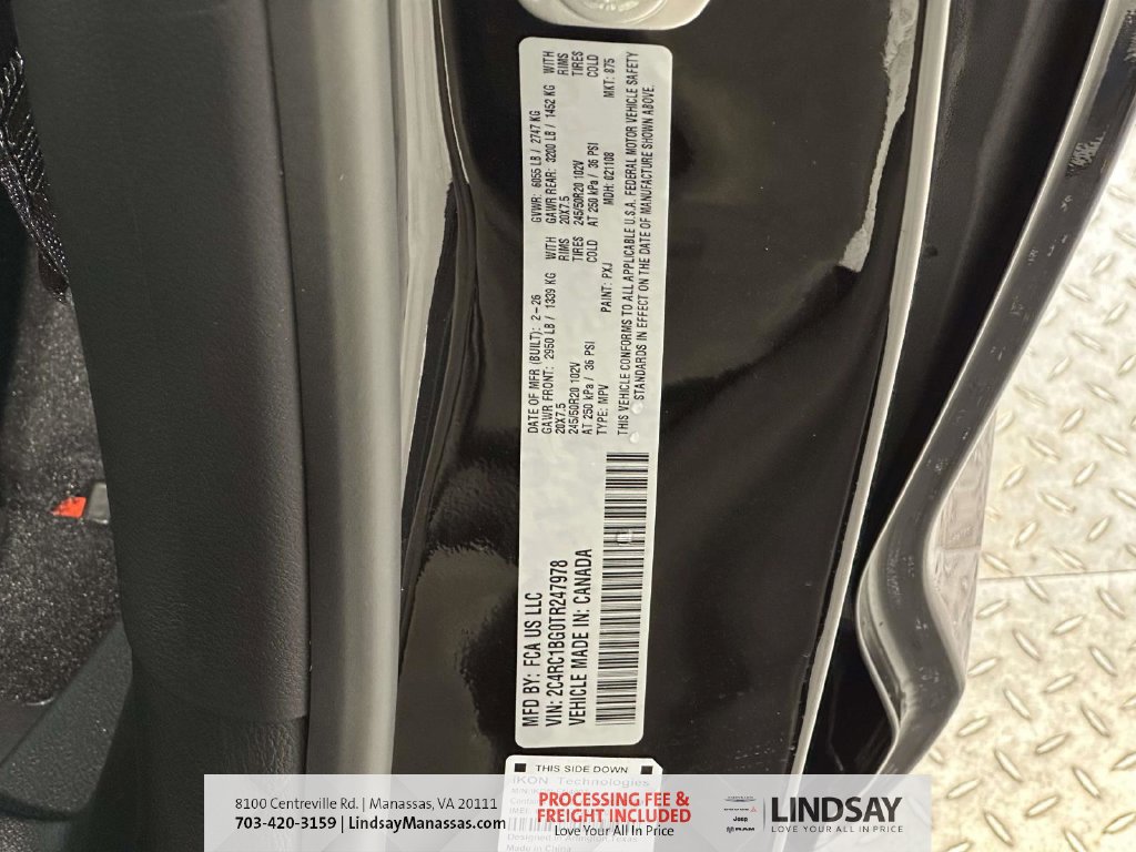 New 2026 Chrysler Pacifica Select w/ S Appearance Package FWD image 33