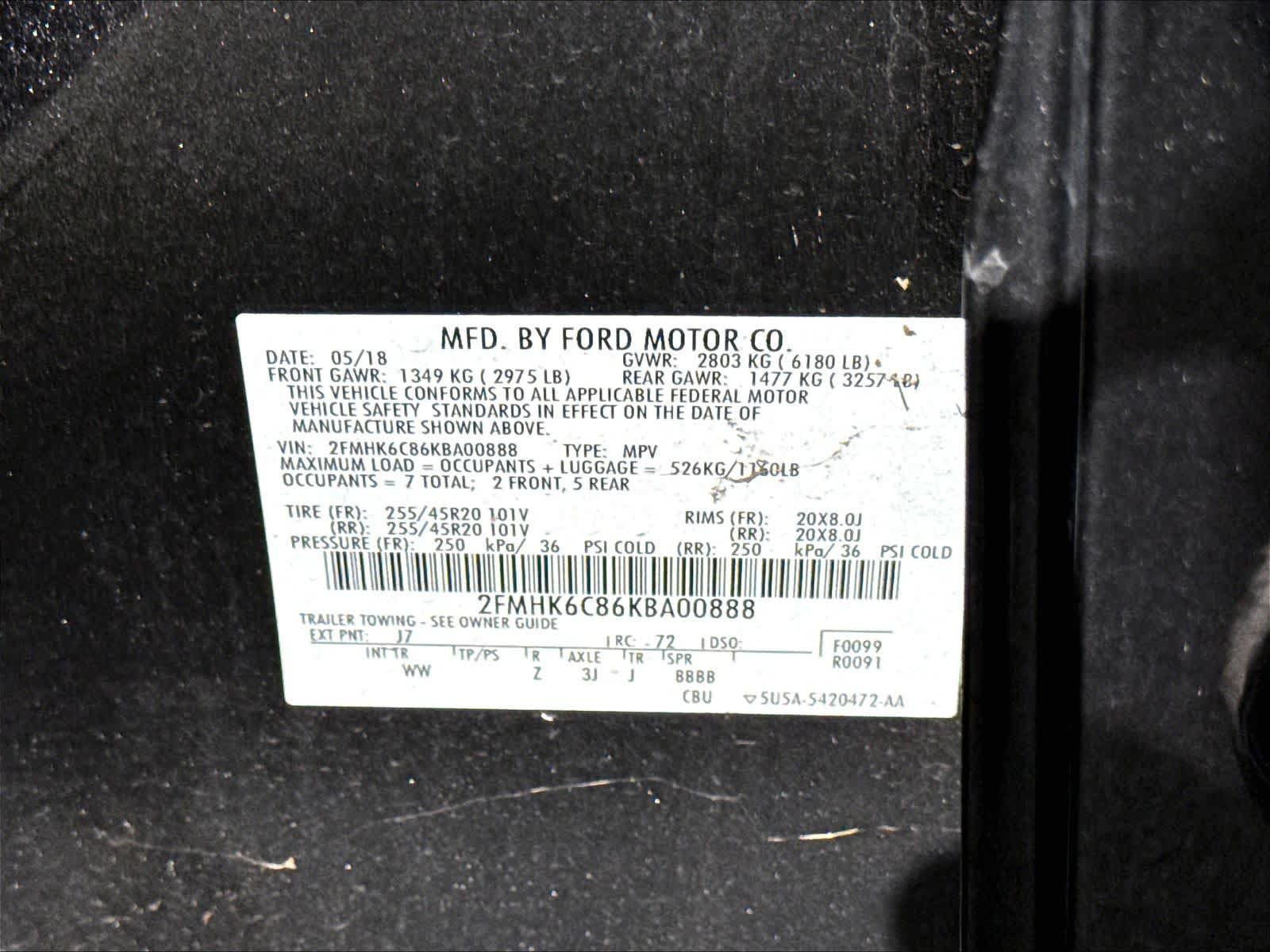 Used 2019 Ford Flex SEL w/ Equipment Group 202A AWD/4WD image 21