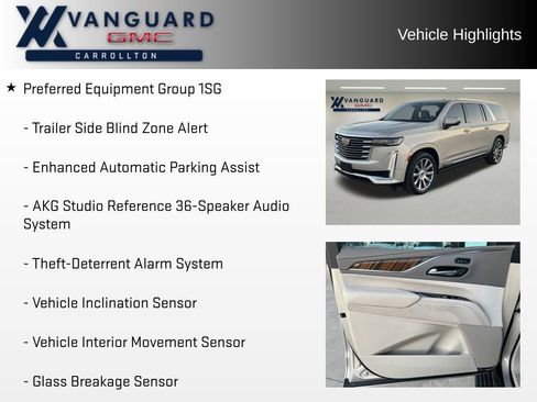 Used 2022 Cadillac Escalade ESV Premium Luxury Platinum image 21