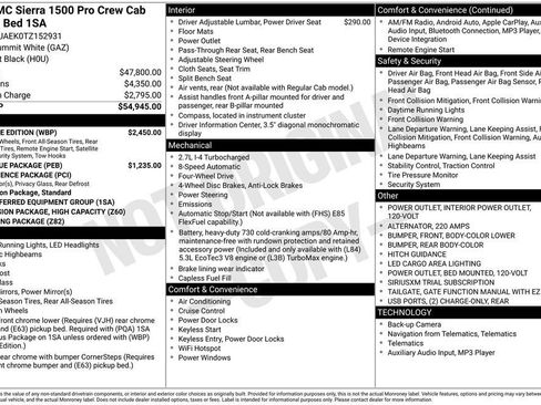 New 2026 GMC Sierra 1500 Pro w/ Graphite Edition AWD/4WD image 33