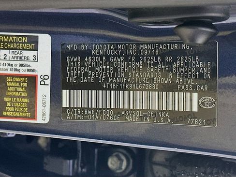 Used 2017 Toyota Camry LE image 30