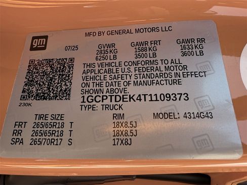 New 2026 Chevrolet Colorado Z71 w/ Technology Package image 21