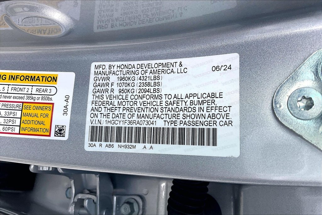 Used 2024 Honda Accord EX image 21