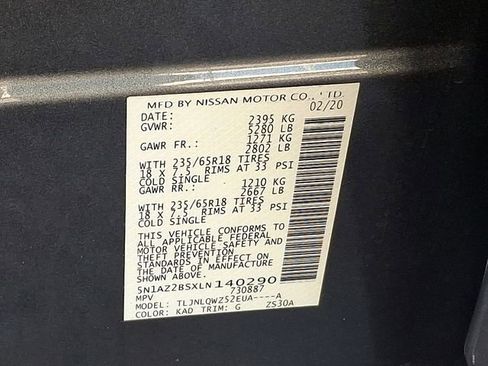 Used 2020 Nissan Murano SV image 28