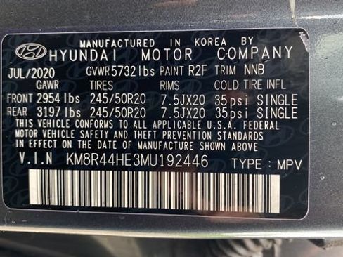 Used 2021 Hyundai Palisade SEL w/ Premium Package FWD image 30