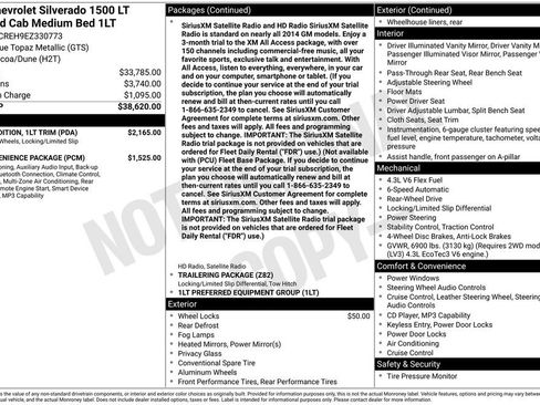 Used 2014 Chevrolet Silverado 1500 LT w/ Texas Edition, 1LT Trim image 2