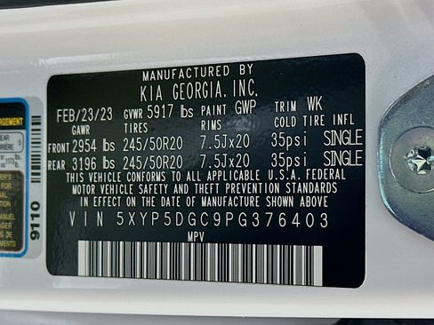 Certified 2023 Kia Telluride SX Prestige X-Line AWD/4WD image 34
