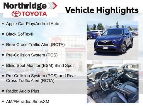 Used 2021 Toyota Highlander XLE AWD/4WD image 2