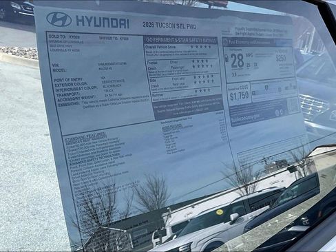 New 2026 Hyundai Tucson SEL FWD image 16