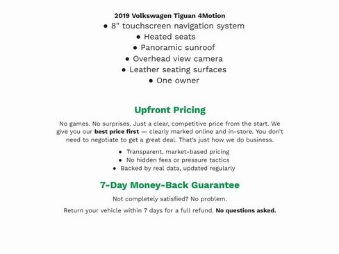 Used 2019 Volkswagen Tiguan S image 2