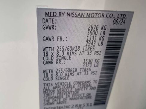 Used 2024 Nissan Pathfinder SV FWD image 29